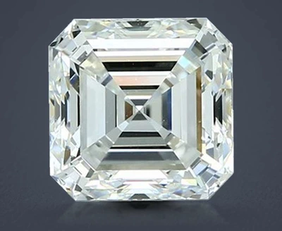3.51ct H VS2 Excellent Cut Asscher Diamond