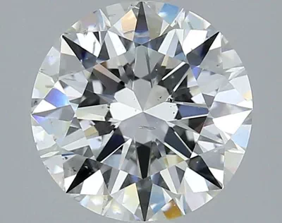 2.76ct F SI2 Rare Carat Ideal Cut Round Diamond
