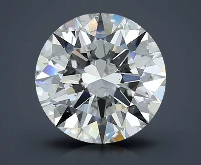 2.76ct F SI2 Rare Carat Ideal Cut Round Diamond