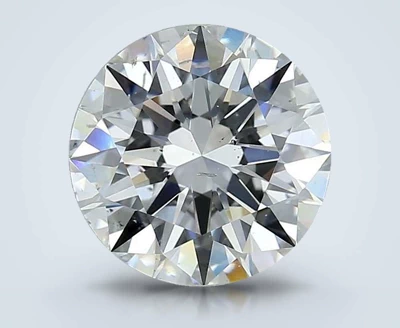 2.76ct F SI2 Rare Carat Ideal Cut Round Diamond
