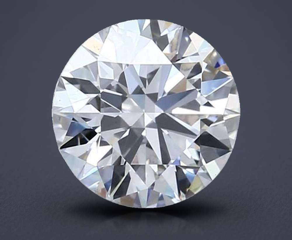 1.58ct D VS2 Rare Carat Ideal Cut Round Diamond