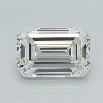 3.02ct F VS1 Excellent Cut Emerald Lab Grown Diamond