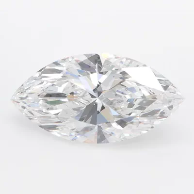 2.03ct D FL Rare Carat Ideal Cut Marquise Lab Grown Diamond