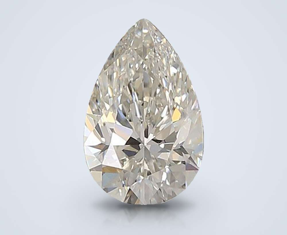 1.01ct G VS1 Rare Carat Ideal Cut Pear Lab Grown Diamond