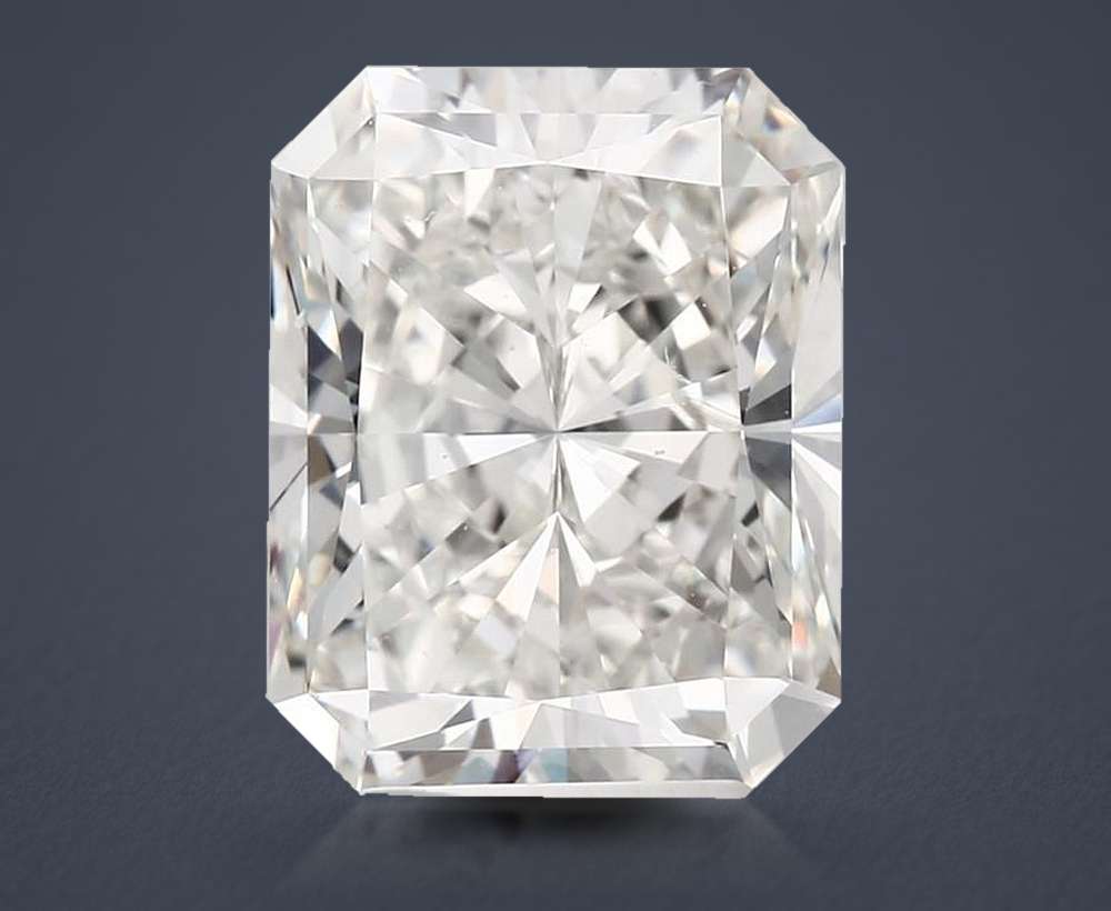 3.60ct I VS1 Rare Carat Ideal Cut Radiant Diamond