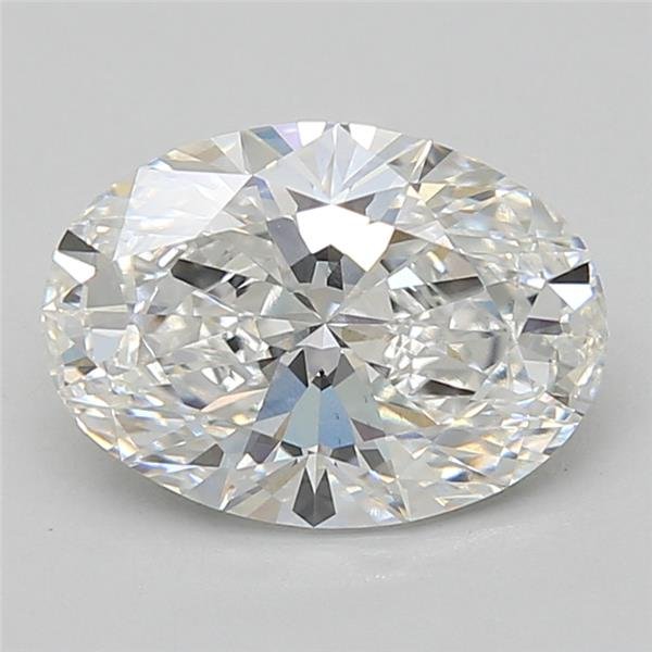 3.02ct E VS1 Rare Carat Ideal Cut Oval Lab Grown Diamond