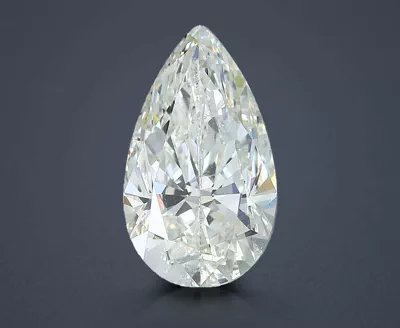 3.43ct K SI2 Very Good Cut Pear Diamond