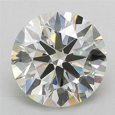 3.05ct J VS1 Rare Carat Ideal Cut Round Lab Grown Diamond