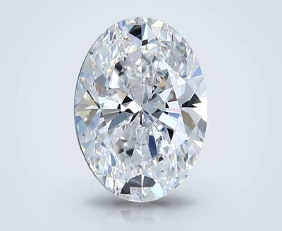 3.01ct E VS1 Rare Carat Ideal Cut Oval Lab Grown Diamond