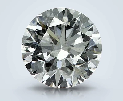 3.17ct E SI2 Excellent Cut Round Diamond