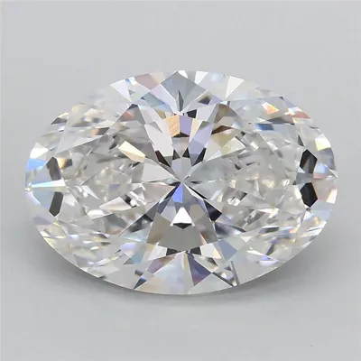 3.01ct D VVS2 Rare Carat Ideal Cut Oval Lab Grown Diamond