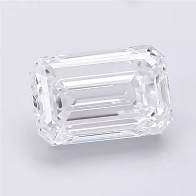 2.80ct D VS1 Excellent Cut Emerald Lab Grown Diamond