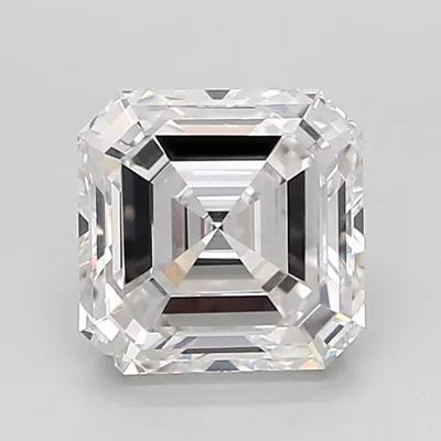 3.09ct E VVS2 Very Good Cut Asscher Lab Grown Diamond