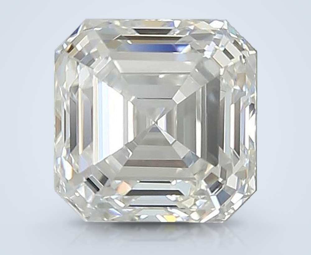 1.53ct F VVS2 Rare Carat Ideal Cut Asscher Lab Grown Diamond