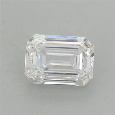 0.67ct D VVS2 Rare Carat Ideal Cut Emerald Lab Grown Diamond
