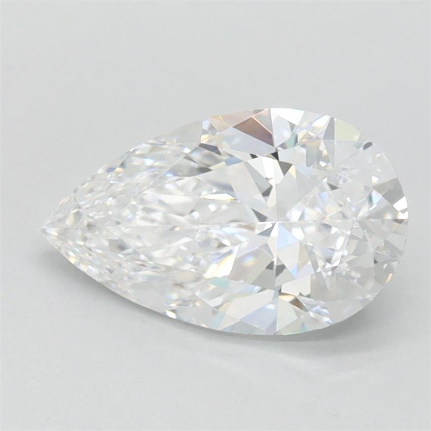 1.10ct D VVS1 Rare Carat Ideal Cut Pear Lab Grown Diamond