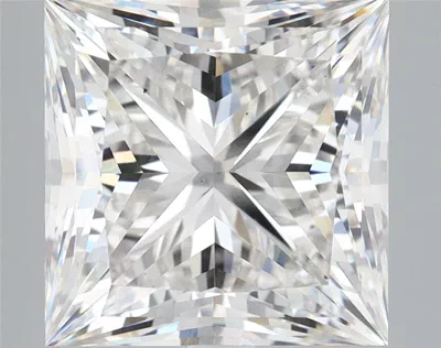 7.04ct G VS2 Rare Carat Ideal Cut Princess Lab Grown Diamond