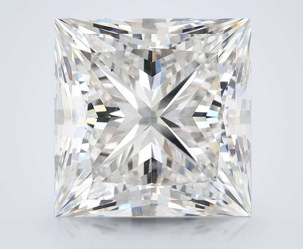 7.04ct G VS2 Rare Carat Ideal Cut Princess Lab Grown Diamond