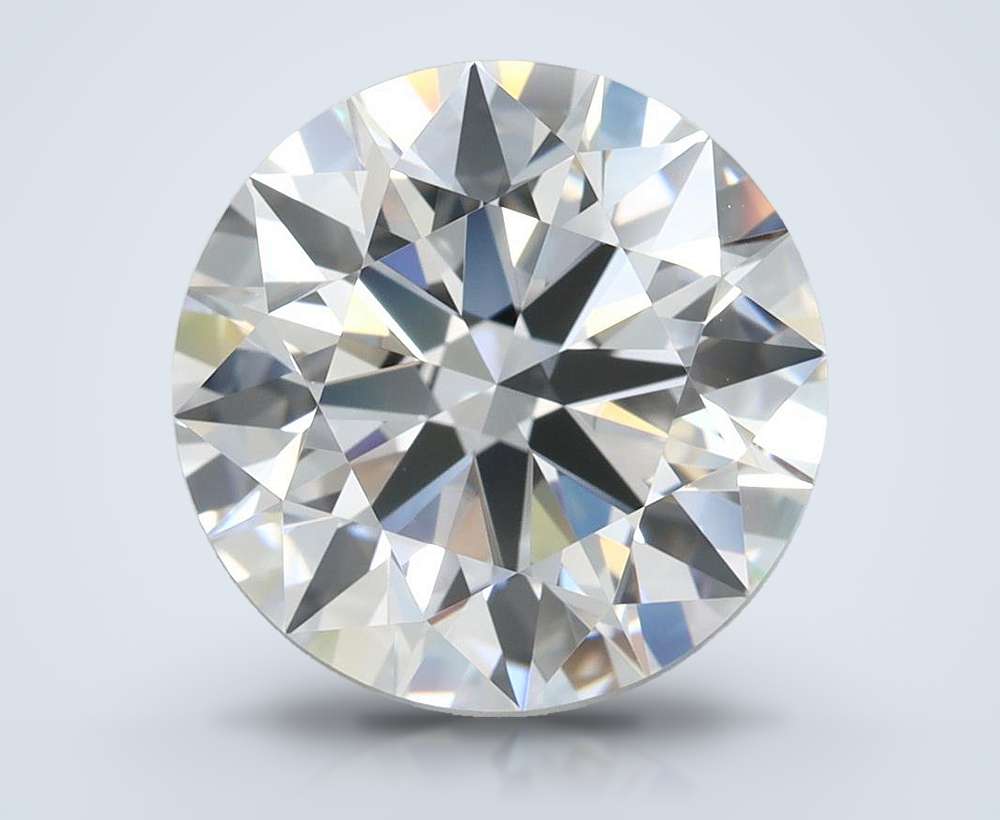 4.57ct D FL Rare Carat Ideal Cut Round Lab Grown Diamond