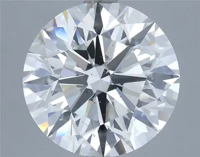 7.01ct H SI1 Excellent Cut Round Diamond