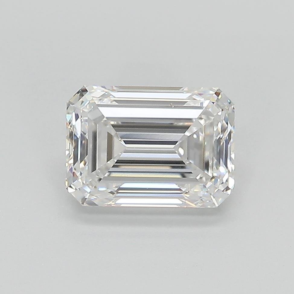 4.02ct F VS1 Rare Carat Ideal Cut Emerald Lab Grown Diamond
