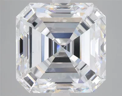 6.05ct E VS1 Excellent Cut Asscher Lab Grown Diamond