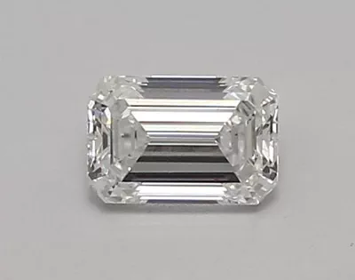 0.62ct D VS1 Rare Carat Ideal Cut Emerald Lab Grown Diamond