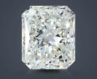 10.28ct J SI1 Rare Carat Ideal Cut Radiant Diamond