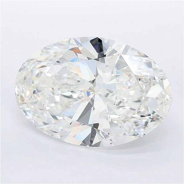 15.01ct F VVS2 Rare Carat Ideal Cut Oval Lab Grown Diamond