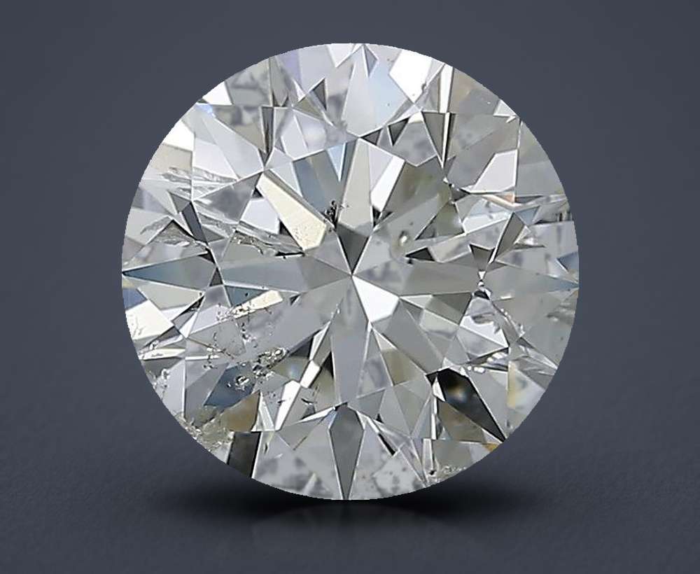 2.53ct G SI2 Rare Carat Ideal Cut Round Diamond
