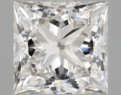 2.59ct H VS2 Rare Carat Ideal Cut Princess Lab Grown Diamond