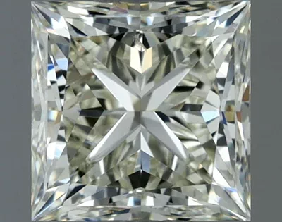 1.00ct K SI1 Rare Carat Ideal Cut Princess Diamond