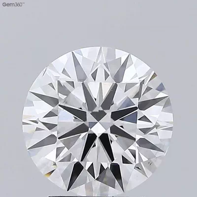 3.15ct F SI1 Rare Carat Ideal Cut Round Lab Grown Diamond