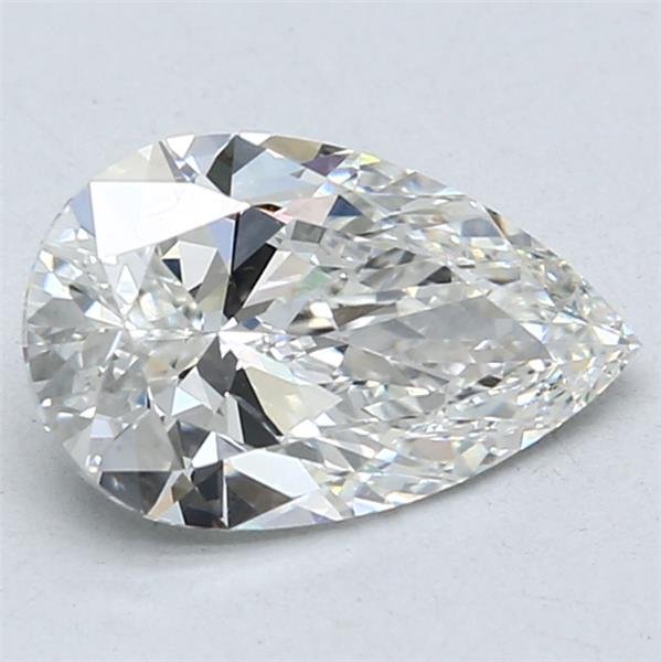 1.71ct E VVS2 Rare Carat Ideal Cut Pear Lab Grown Diamond
