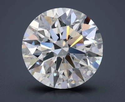 2.07ct D VS2 Rare Carat Ideal Cut Round Lab Grown Diamond