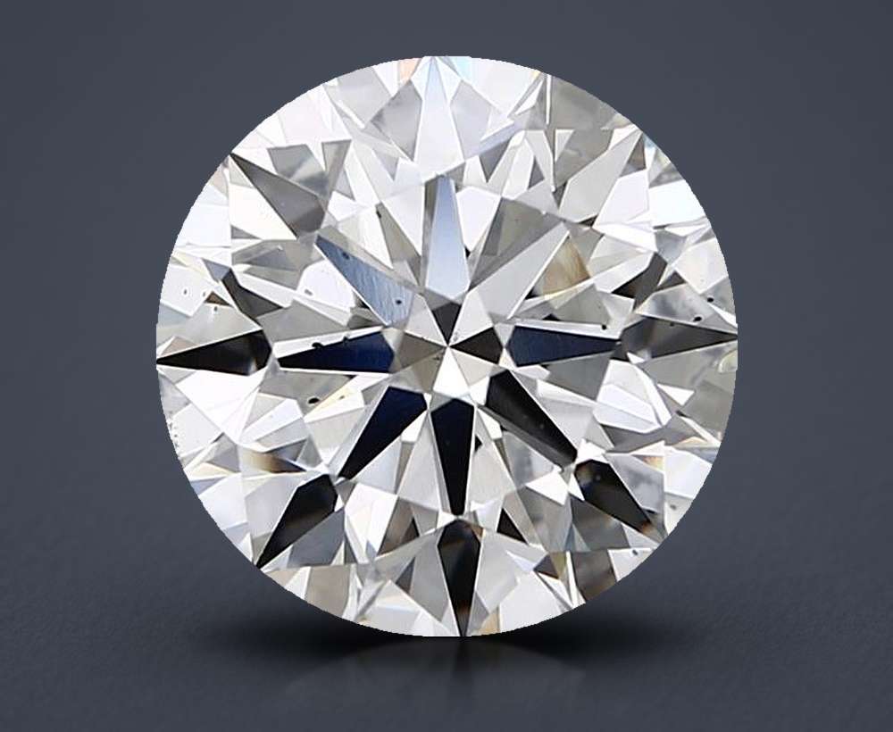 4.41ct H VS2 Excellent Cut Round Lab Grown Diamond