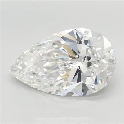 6.08ct E VS1 Rare Carat Ideal Cut Pear Lab Grown Diamond