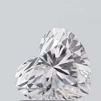 0.93ct F VS2 Very Good Cut Heart Lab Grown Diamond