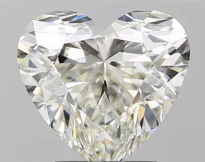 3.01ct K VS2 Rare Carat Ideal Cut Heart Diamond