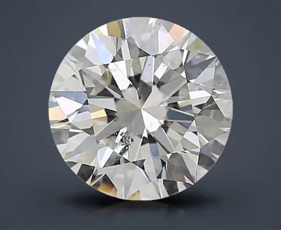 3.01ct G SI2 Rare Carat Ideal Cut Round Diamond