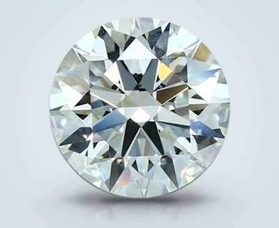 5.58ct I SI1 Rare Carat Ideal Cut Round Diamond