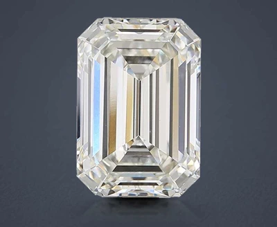 4.60ct H VS1 Rare Carat Ideal Cut Emerald Lab Grown Diamond