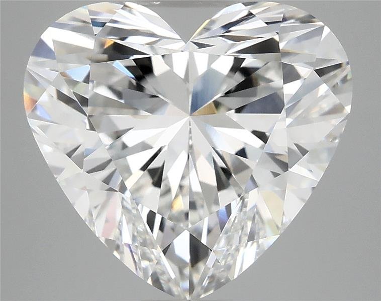 6.10ct E VVS2 Rare Carat Ideal Cut Heart Lab Grown Diamond