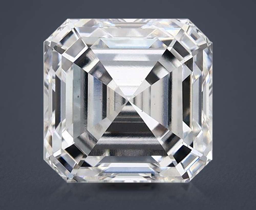 2.08ct E VS1 Rare Carat Ideal Cut Asscher Lab Grown Diamond