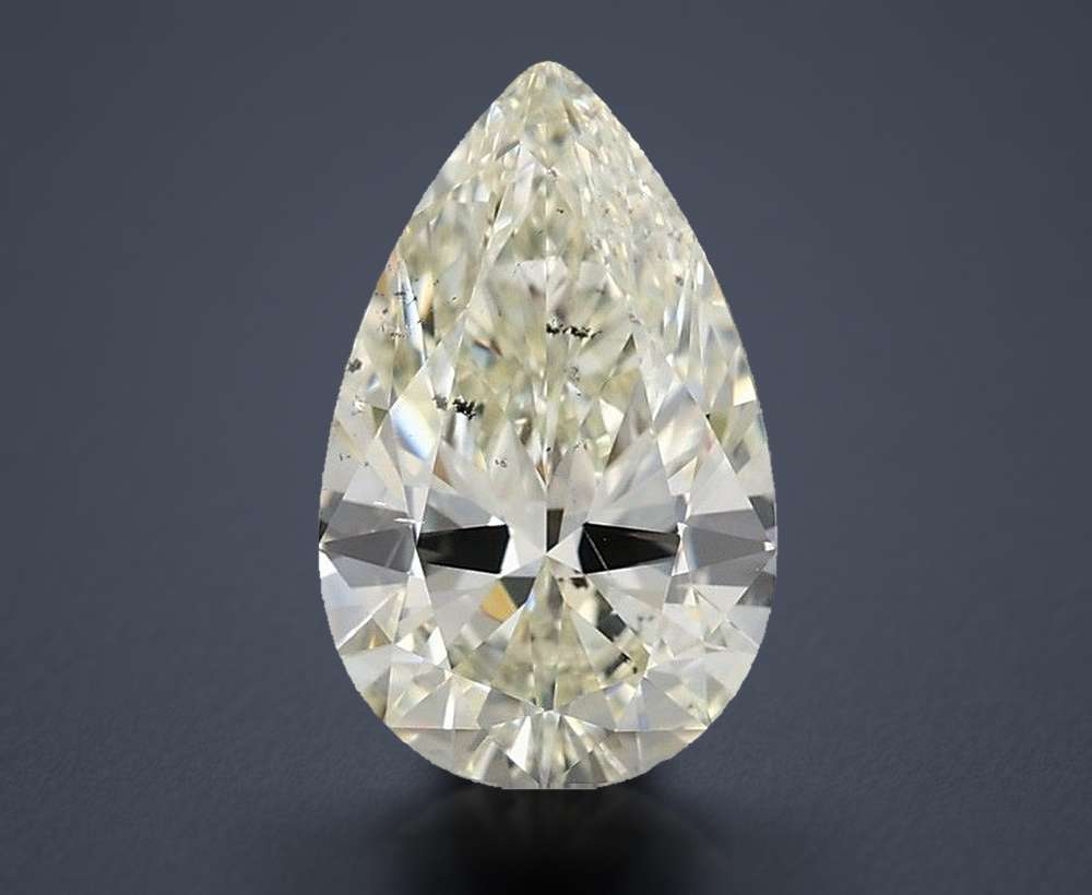2.04ct J SI1 Rare Carat Ideal Cut Pear Diamond