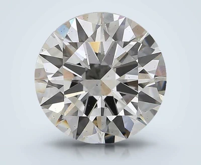 4.06ct F SI1 Excellent Cut Round Lab Grown Diamond