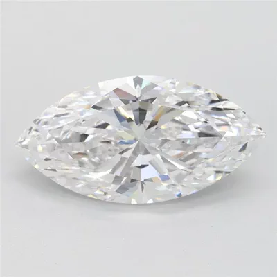 2.50ct D IF Very Good Cut Marquise Lab Grown Diamond