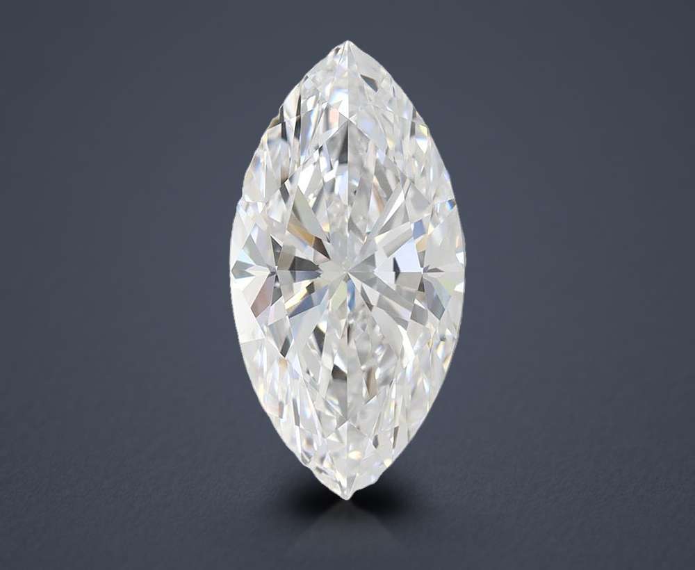 2.50ct D IF Very Good Cut Marquise Lab Grown Diamond
