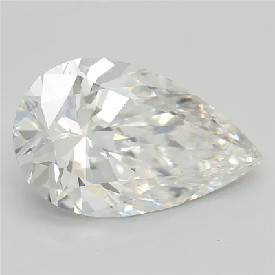 2.54ct E VS1 Rare Carat Ideal Cut Pear Lab Grown Diamond