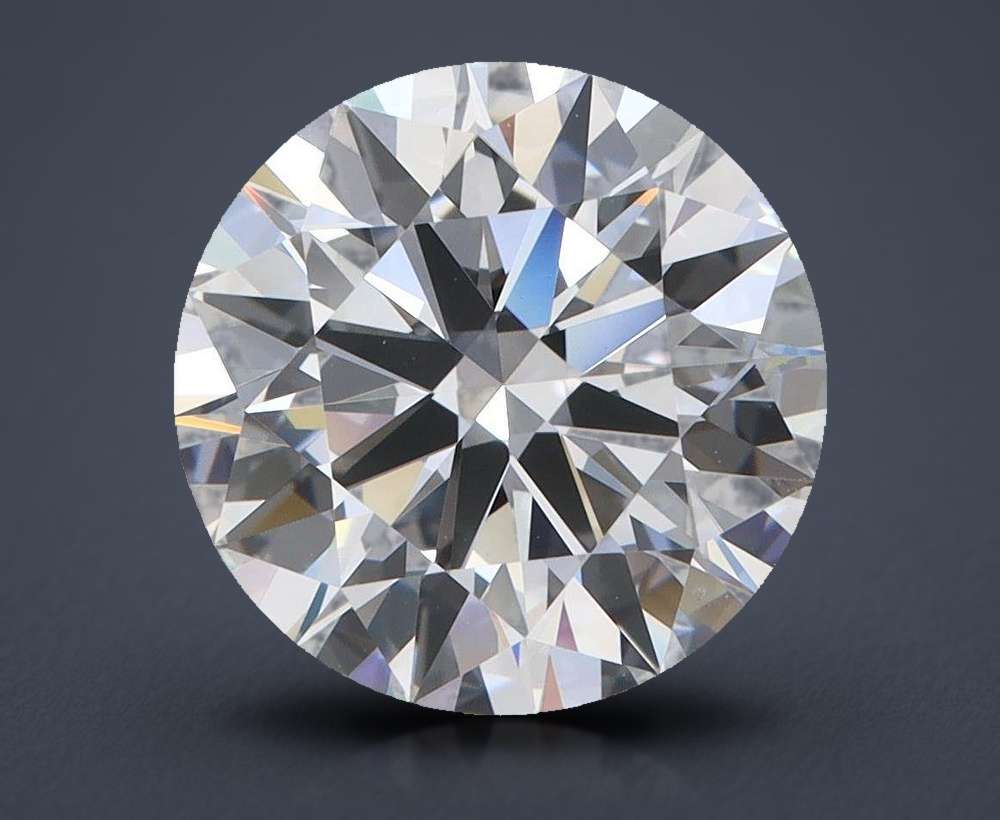 3.92ct D FL Rare Carat Ideal Cut Round Lab Grown Diamond